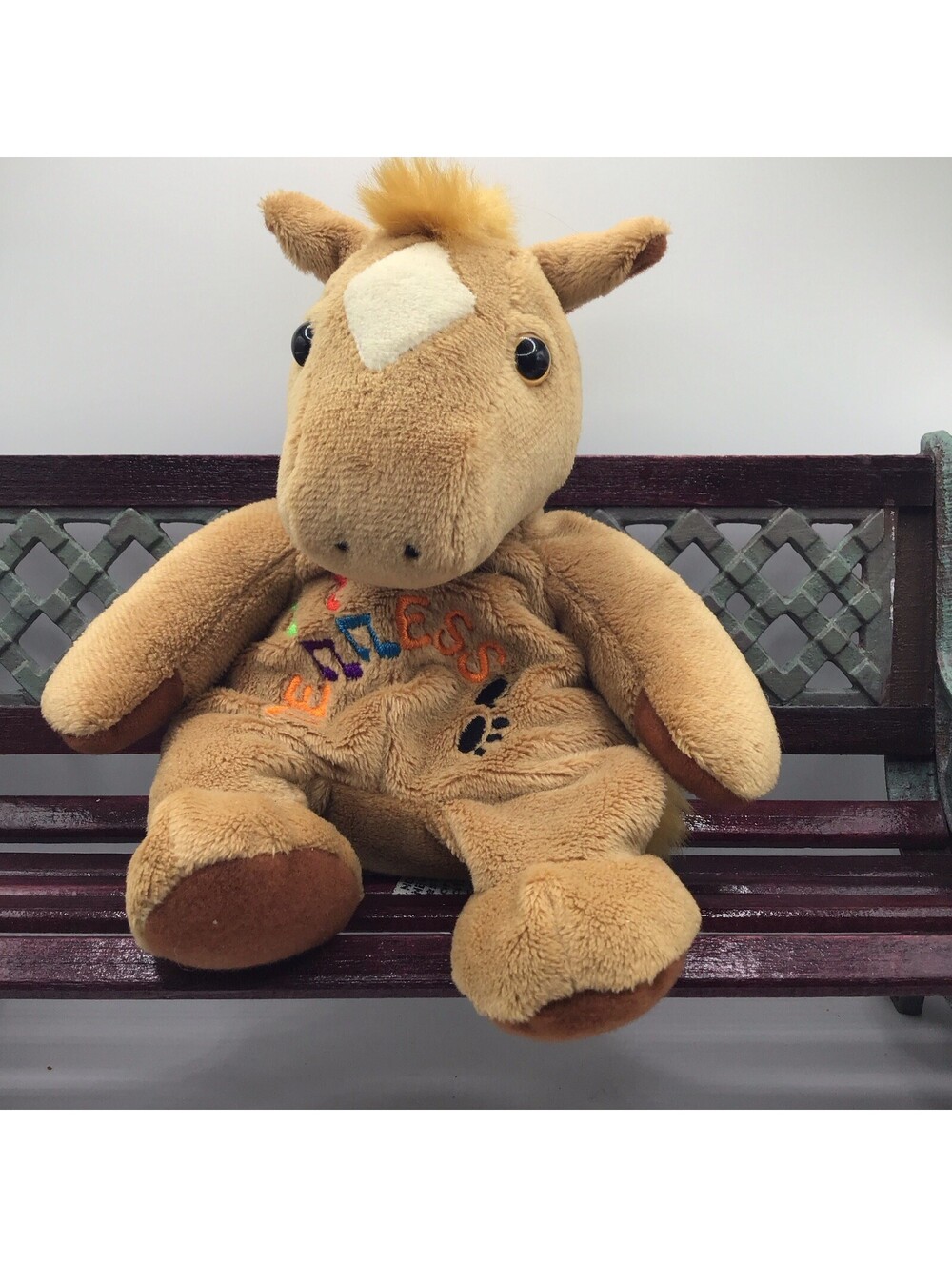 Souvies Tennessee Bean Bag Horse Plush Souvenir Stuffed Animal Brown 8"